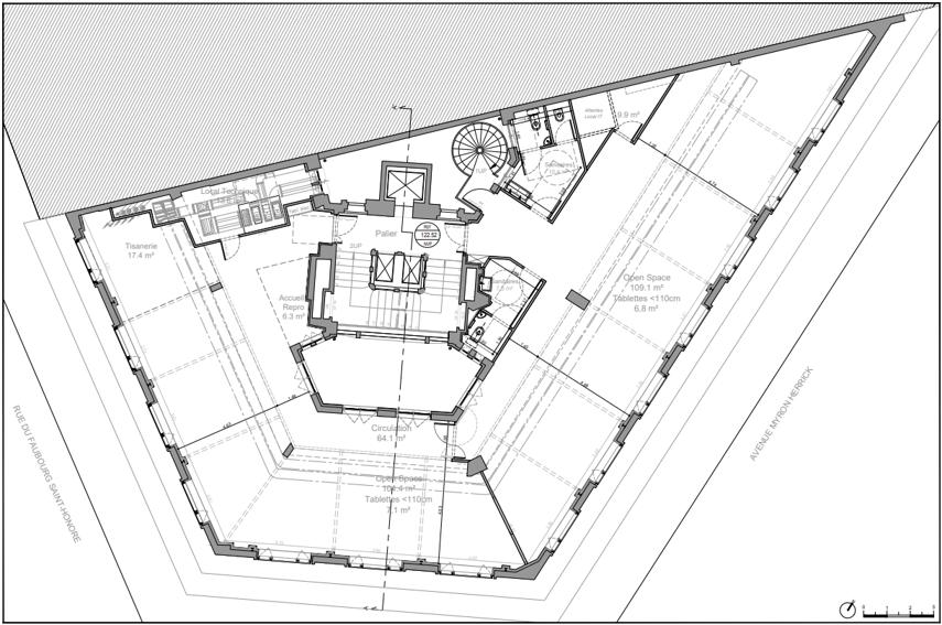 Bureau Paris 3305m² Location bureau Paris OLBUR2310558 8